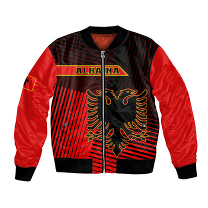Albania Bomber Jacket Coat Of Arms Dynamic Style