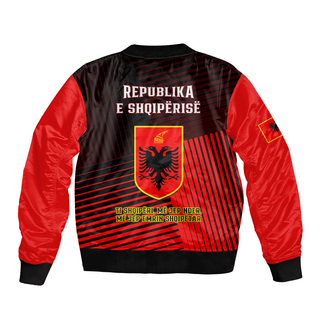 Albania Bomber Jacket Coat Of Arms Dynamic Style