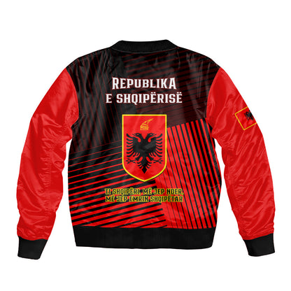 Albania Bomber Jacket Coat Of Arms Dynamic Style