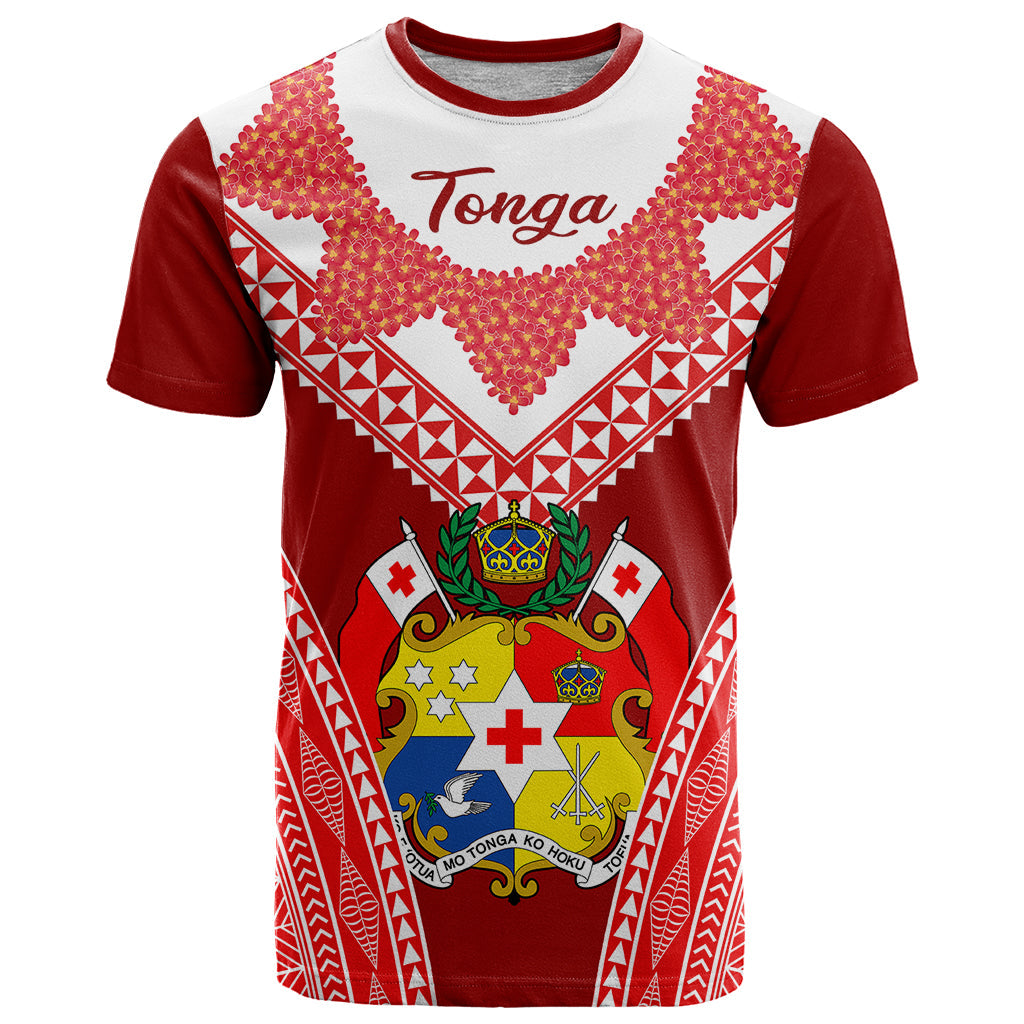Tonga Heilala Flowers T Shirt Tongan Ngatu White Special Verison Shirt