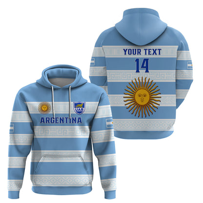 Personalised Argentina Rugby Hoodie Los Pumas 2023 Go Champions Unique Style