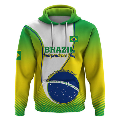 Custom Brazil Hoodie Sete de Setembro Happy Independence Day