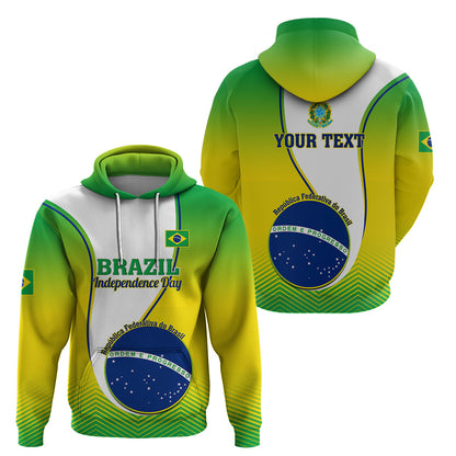 Custom Brazil Hoodie Sete de Setembro Happy Independence Day