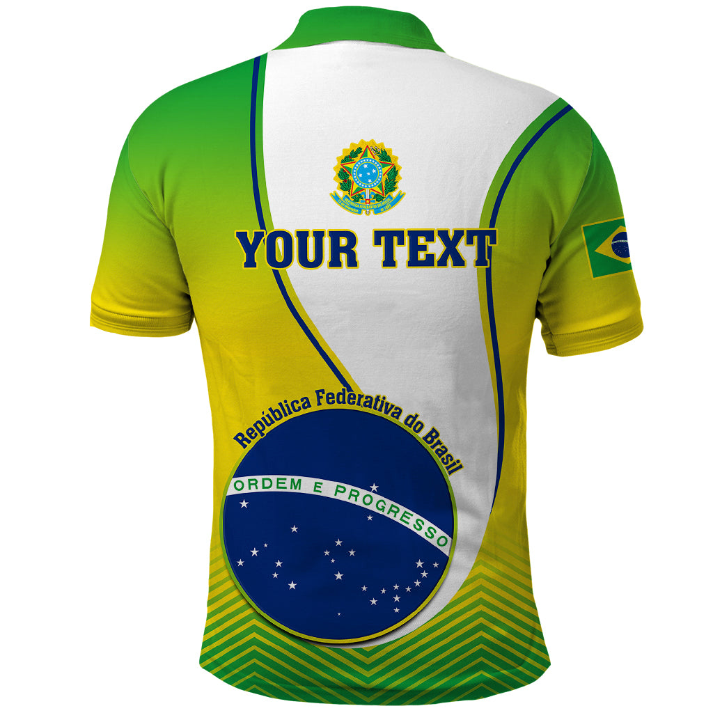 Custom Brazil Polo Shirt Sete de Setembro Happy Independence Day