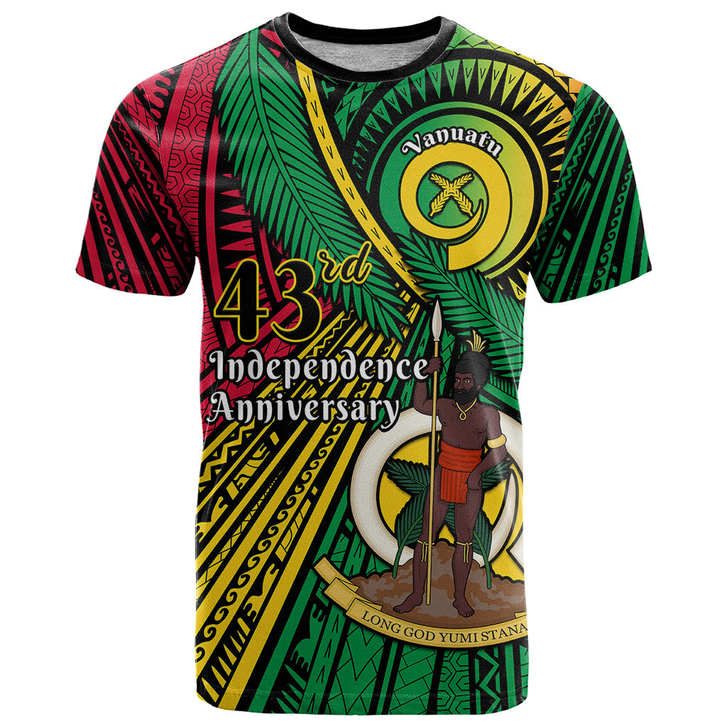 Vanuatu T Shirt Happy 43rd Independence Anniversary