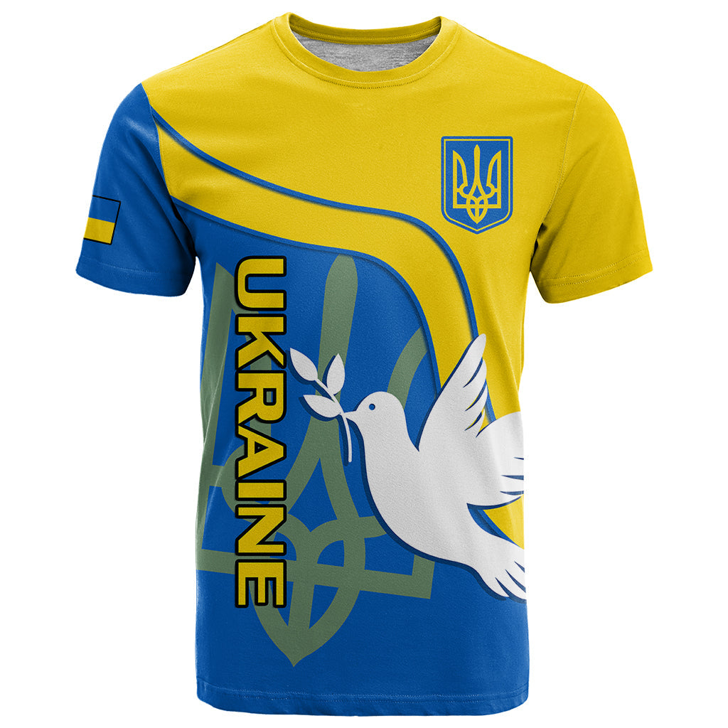 Ukraine T Shirt Slava Ukraini Sporty Version