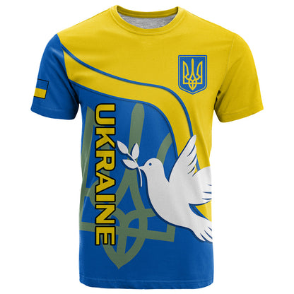 Ukraine T Shirt Slava Ukraini Sporty Version