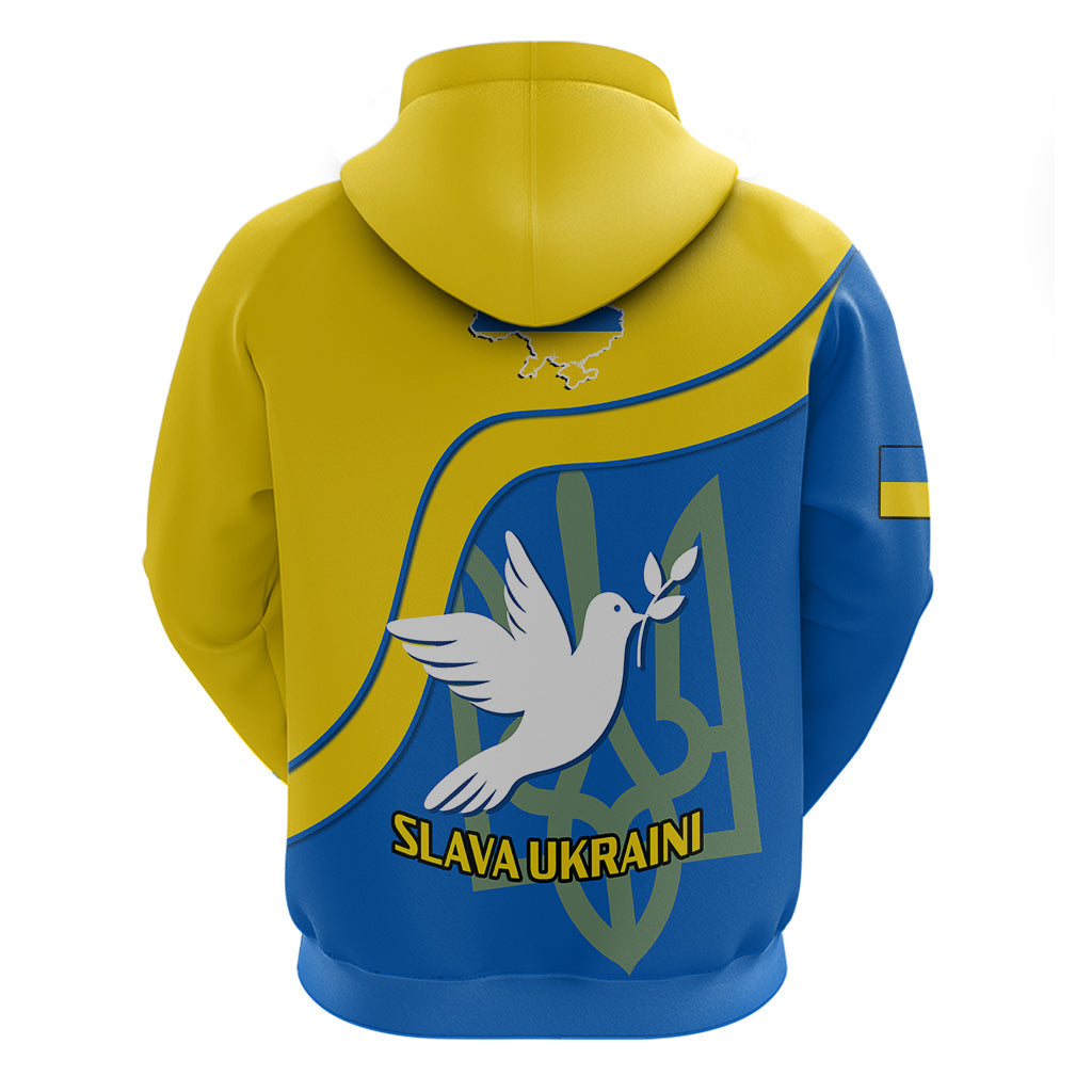 Personalised Ukraine Hoodie Slava Ukraini Sporty Version