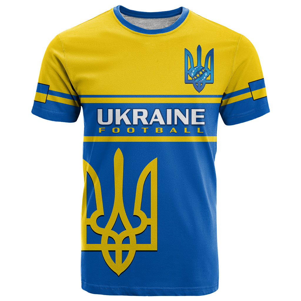 Personalised Ukraine Football T Shirt Come On Ukraina