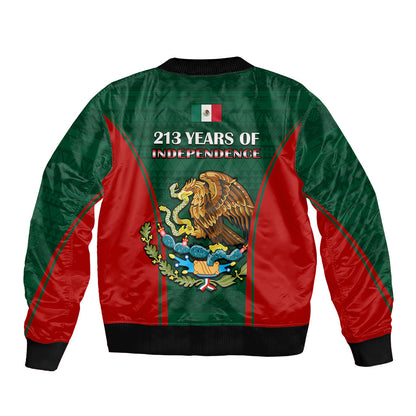 Mexico Independence Day Bomber Jacket Happy 213th Anniversary Mexican Proud