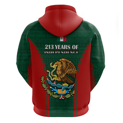 Mexico Independence Day Hoodie Happy 213th Anniversary Mexican Proud