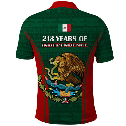 Mexico Independence Day Polo Shirt Happy 213th Anniversary Mexican Proud