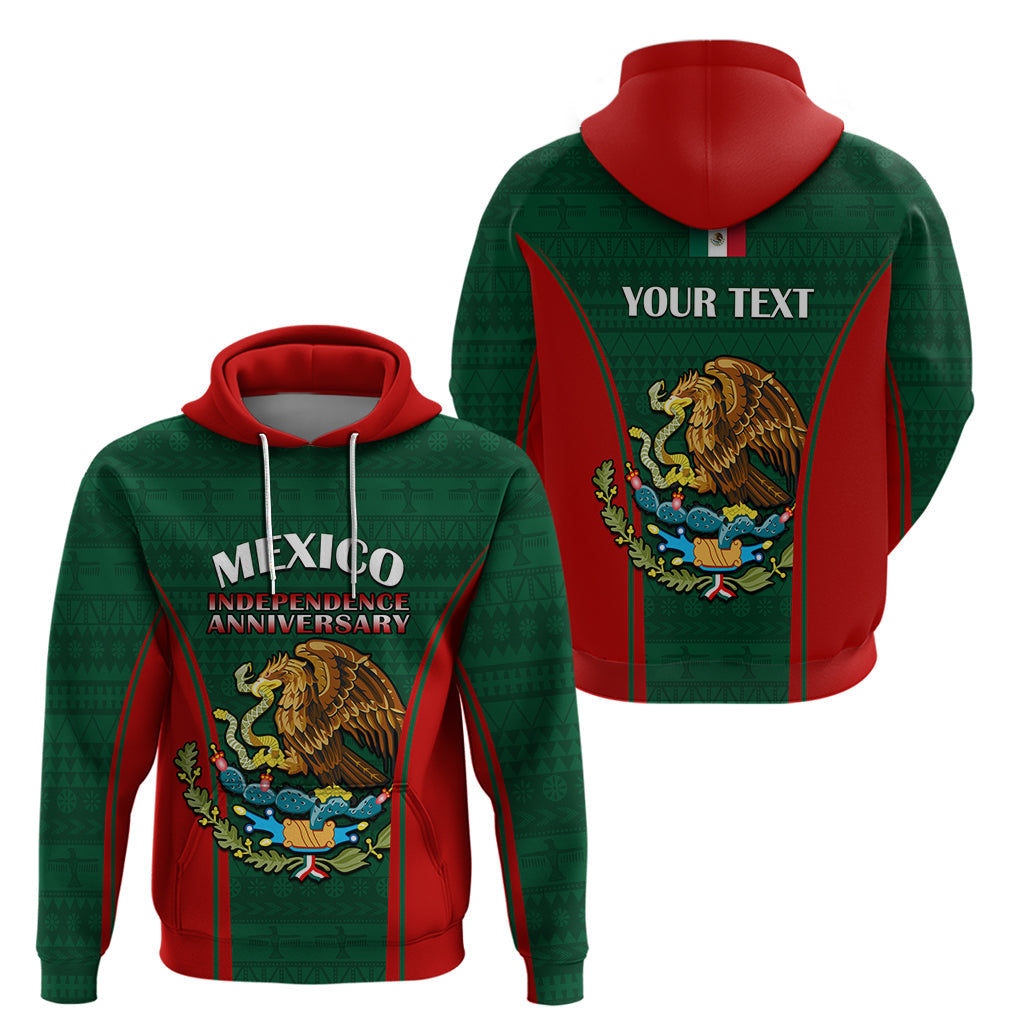 Custom Mexico Independence Day Hoodie Happy 213th Anniversary Mexican Proud