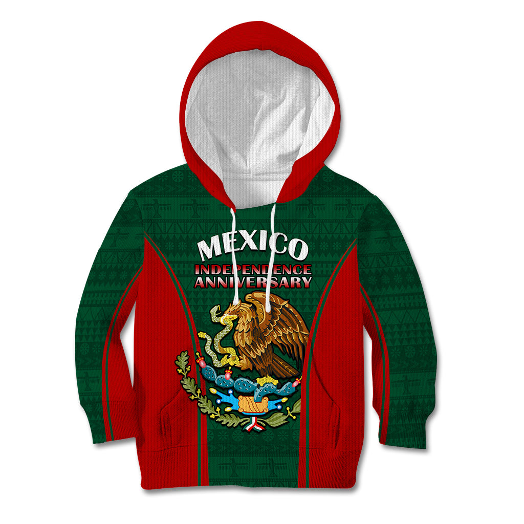 Custom Mexico Independence Day Kid Hoodie Happy 213th Anniversary Mexican Proud