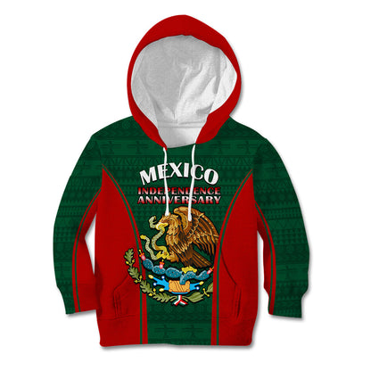 Custom Mexico Independence Day Kid Hoodie Happy 213th Anniversary Mexican Proud