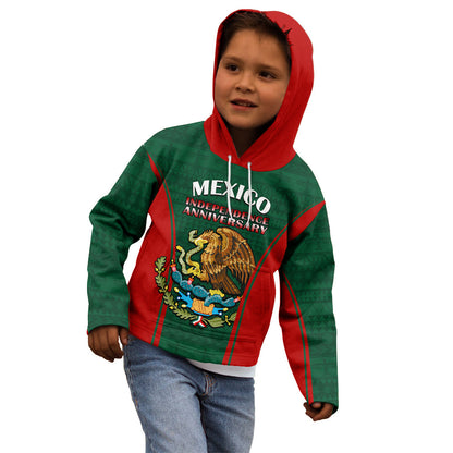 Custom Mexico Independence Day Kid Hoodie Happy 213th Anniversary Mexican Proud