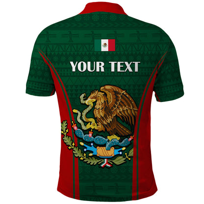 Custom Mexico Independence Day Polo Shirt Happy 213th Anniversary Mexican Proud