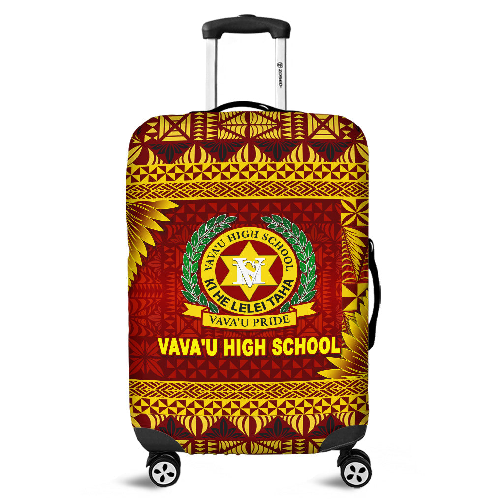 Tonga Vava'u High School Luggage Covers Simplified Version Maroon