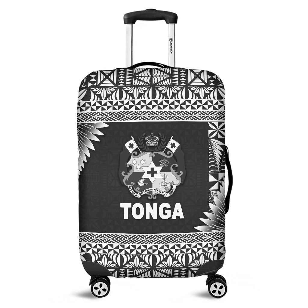 Tonga Coat Of Arms Luggage Covers Simplified Version Black