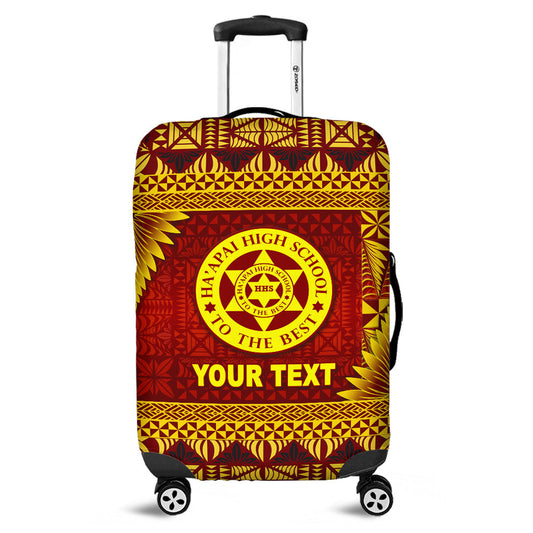 (Custom Personalised) Tonga Ha'apai High School Luggage Covers Simplified Version