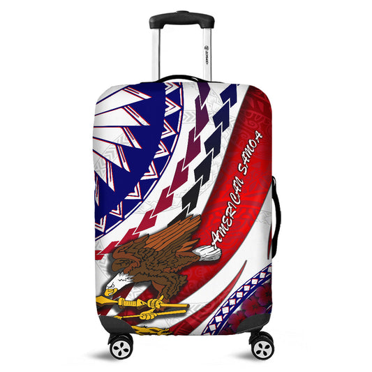 American Samoa Luggage Cover Artsy Style