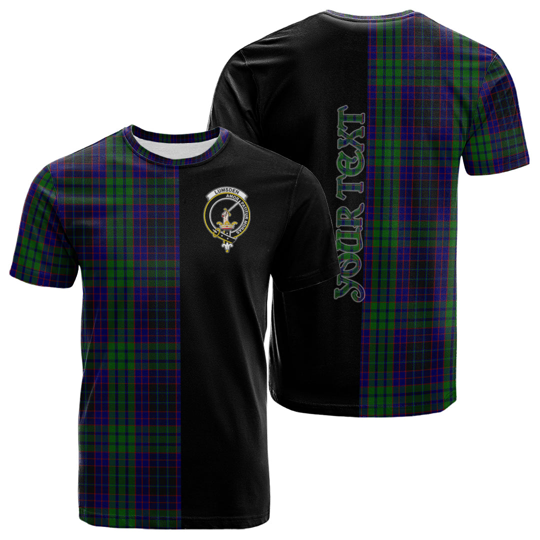 Printivon Lumsden Green Tartan Personalize Half T shirt
