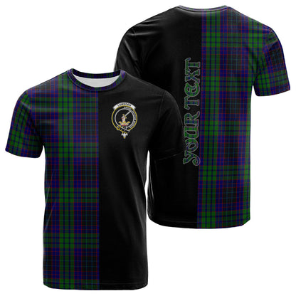 Printivon Lumsden Green Tartan Personalize Half T shirt