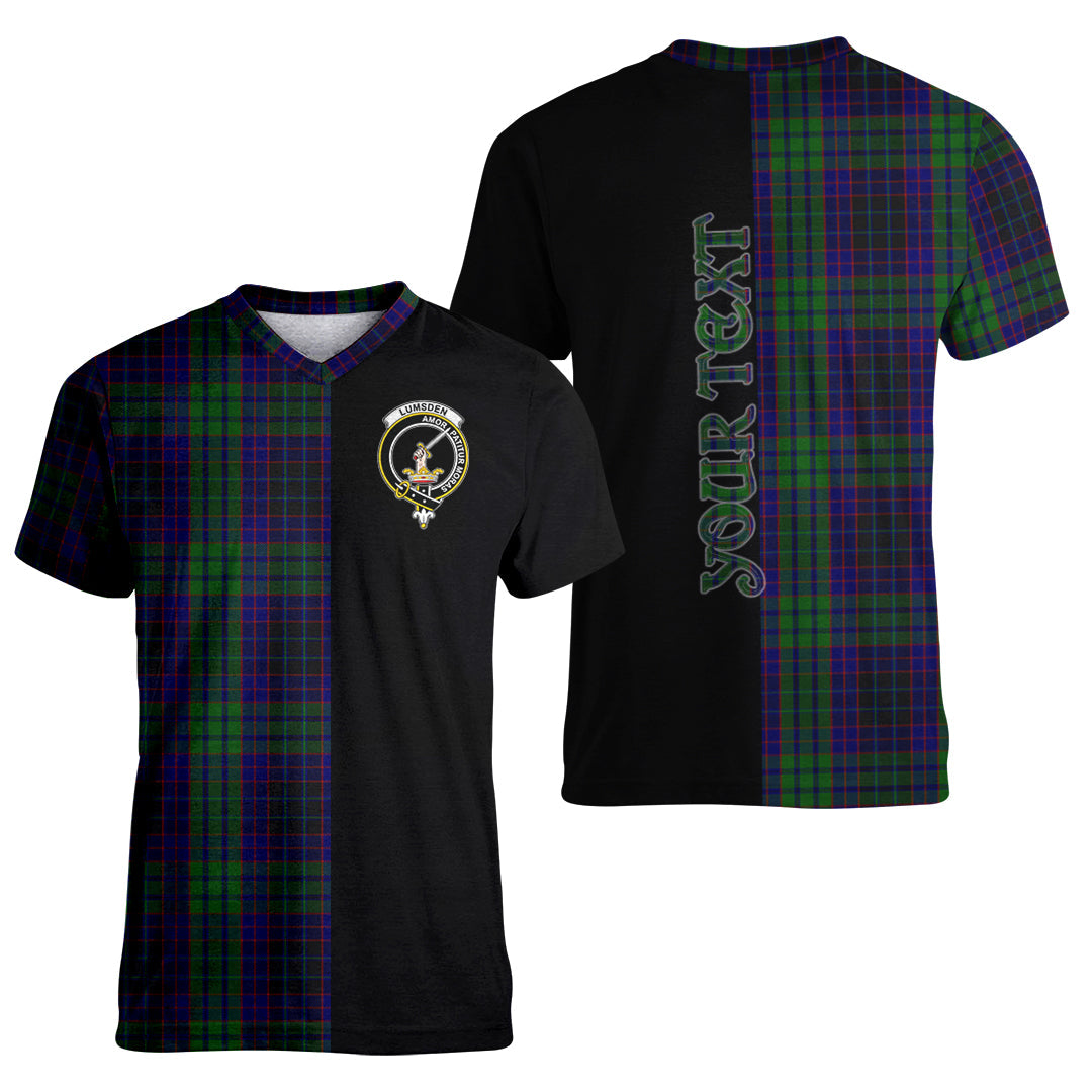 Printivon Lumsden Green Tartan Personalize Half T shirt