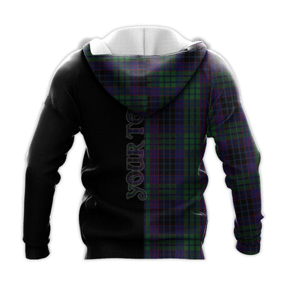 Printivon Lumsden Green Tartan Personalize Half Hoodie