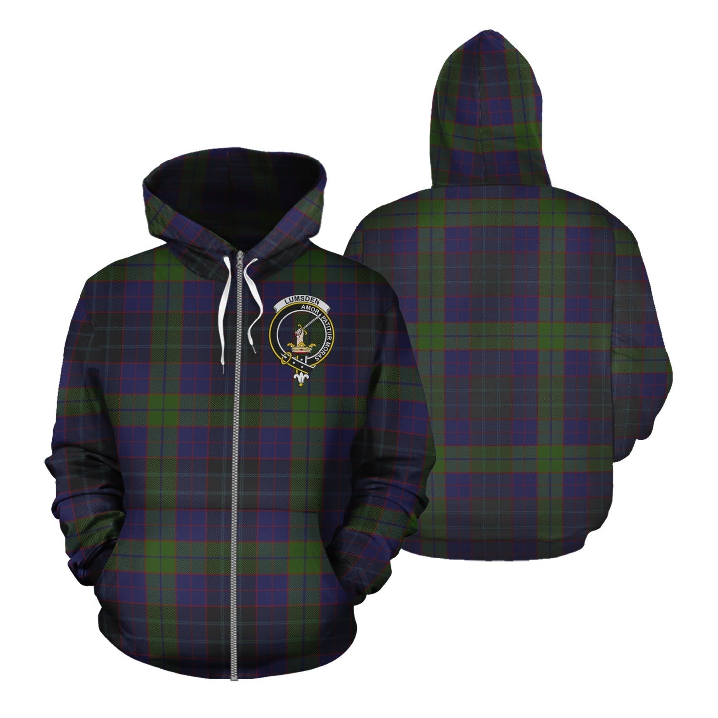 Printivon Lumsden Hunting Tartan Hoodie