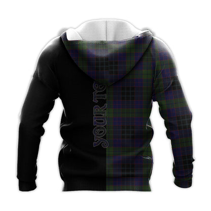 Printivon Lumsden Hunting Tartan Personalize Half Hoodie