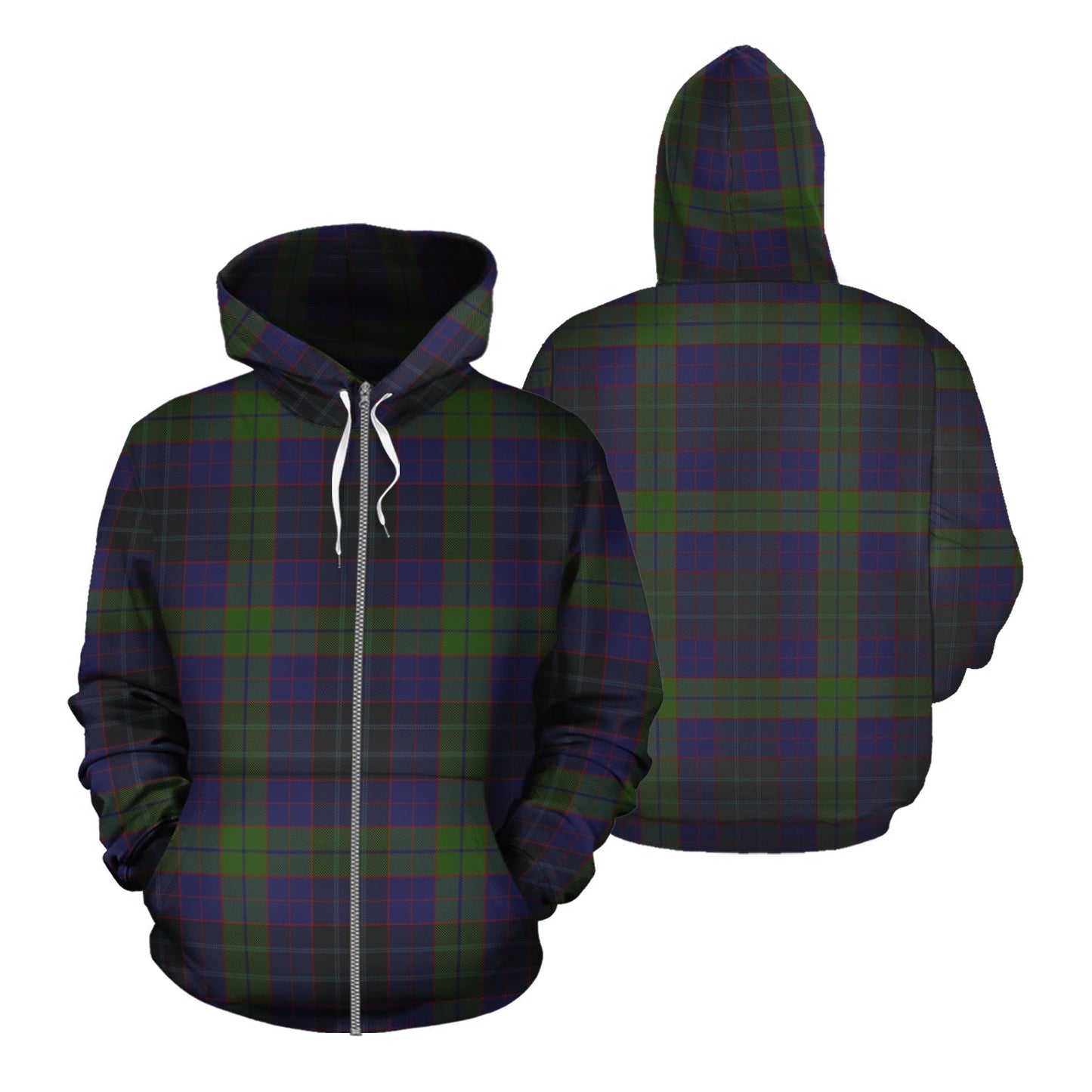 Printivon Lumsden Hunting Tartan Hoodie