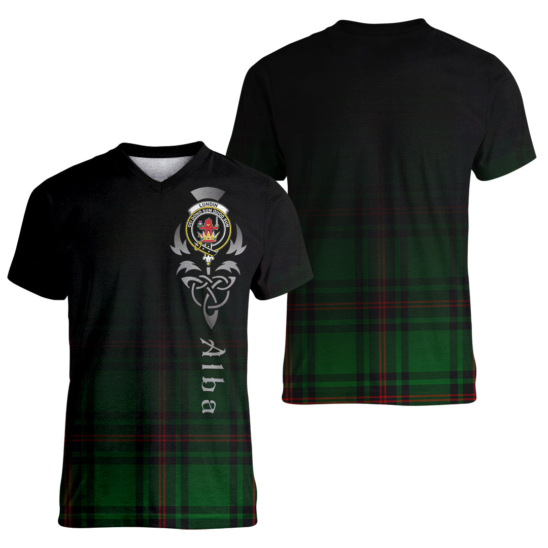 Printivon Lundin Tartan Crest Alba Celtic T Shirt