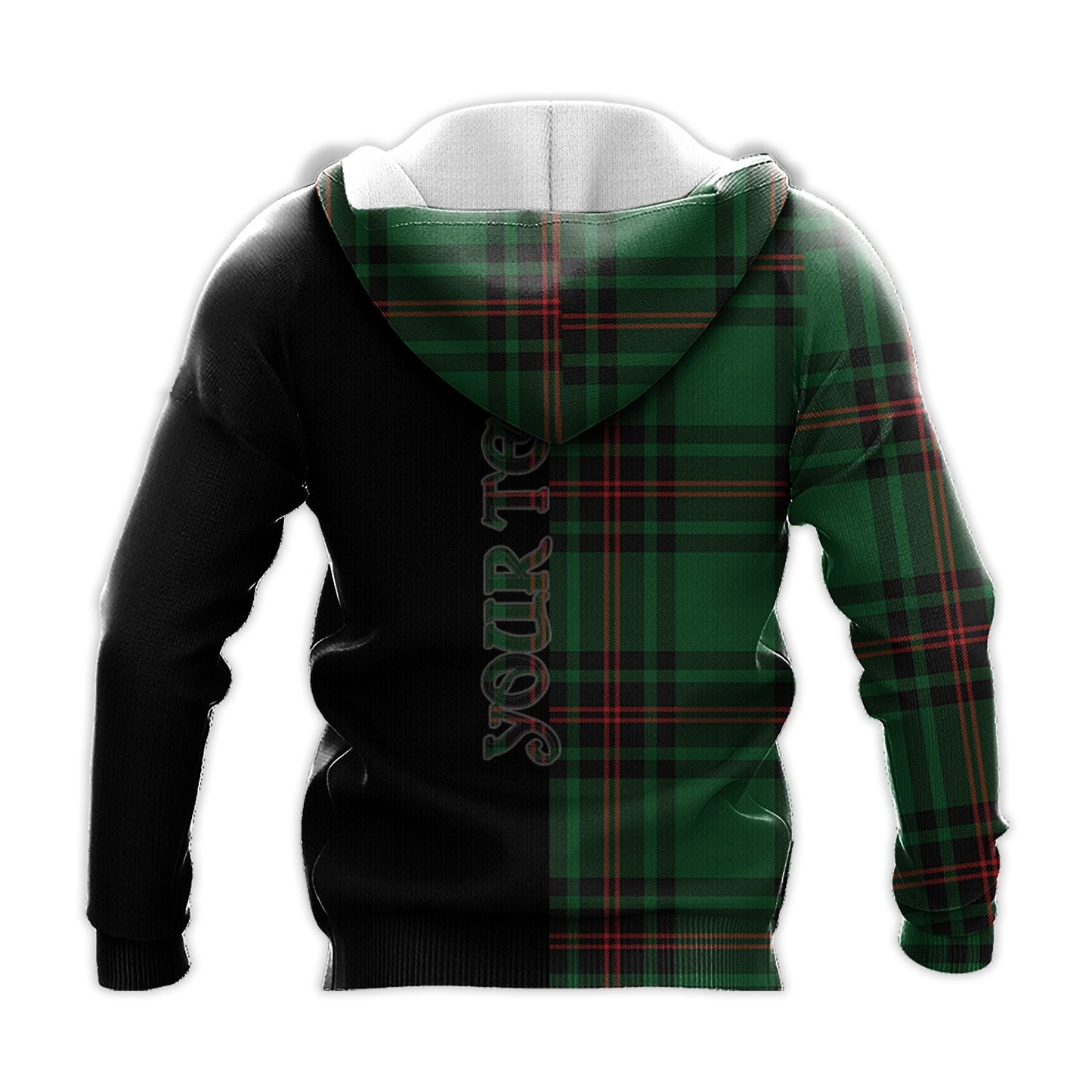 Printivon Lundin Tartan Personalize Half Hoodie