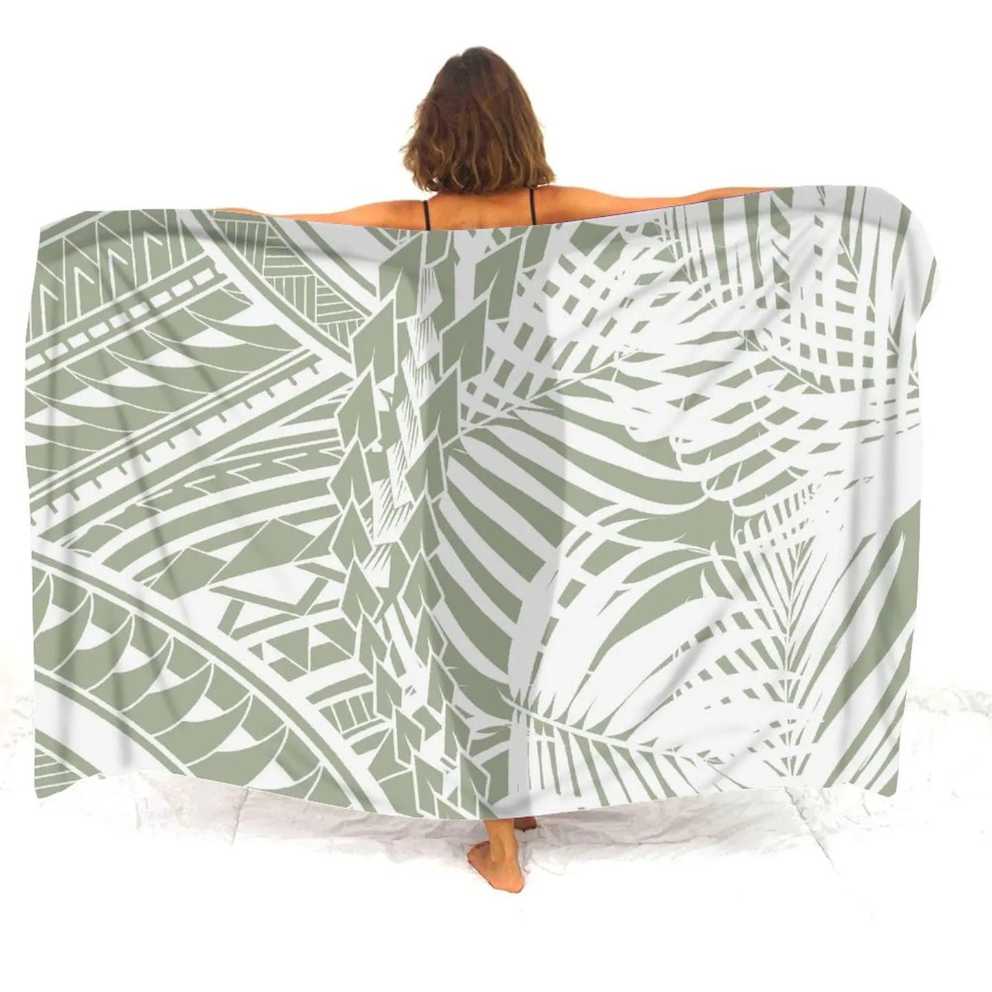 Polynesian Tribal Pattern Sarong Polynesian Beach Women's Sarong