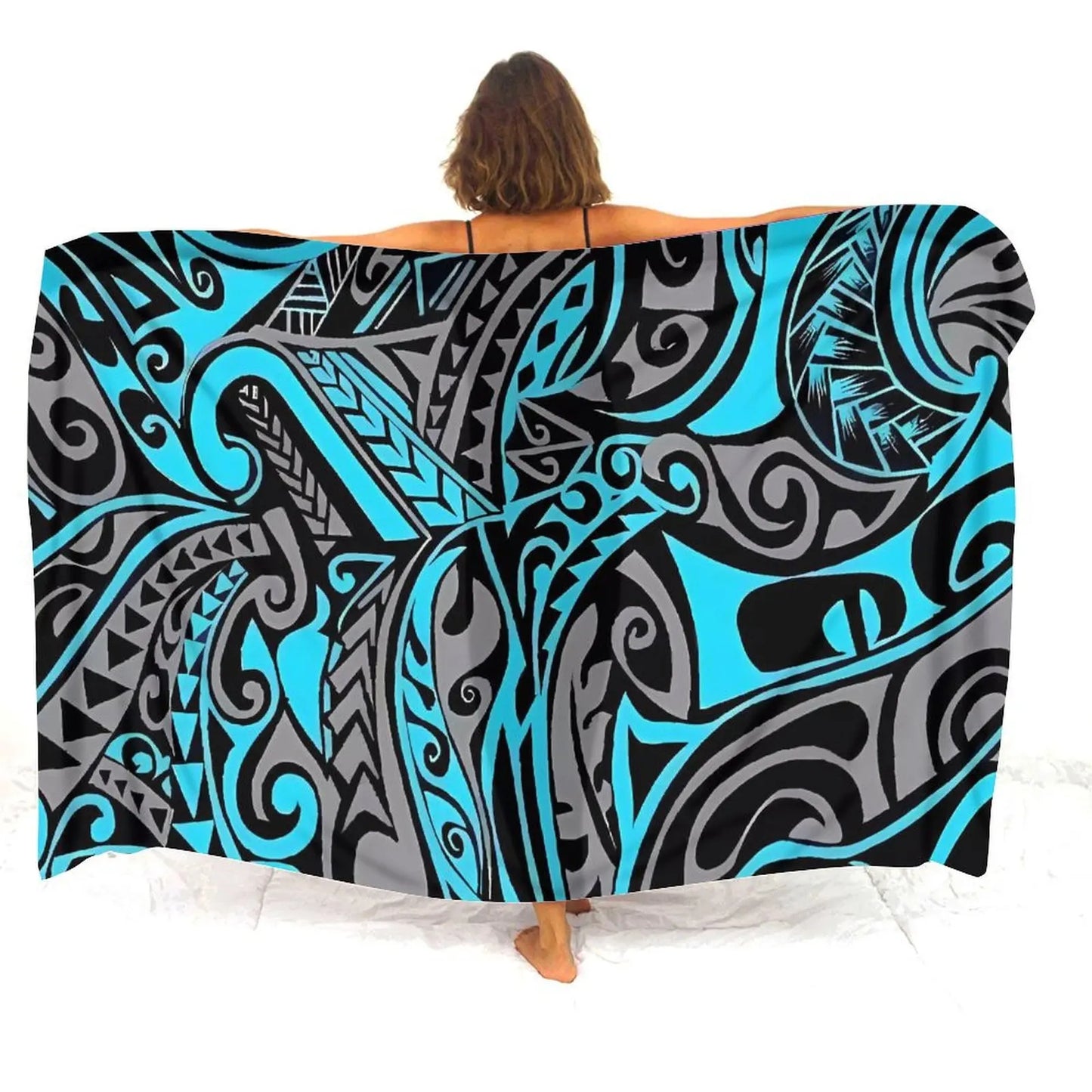 Polynesian Pattern Sarong Polynesian Tribal Women's Sarong All Over Print
