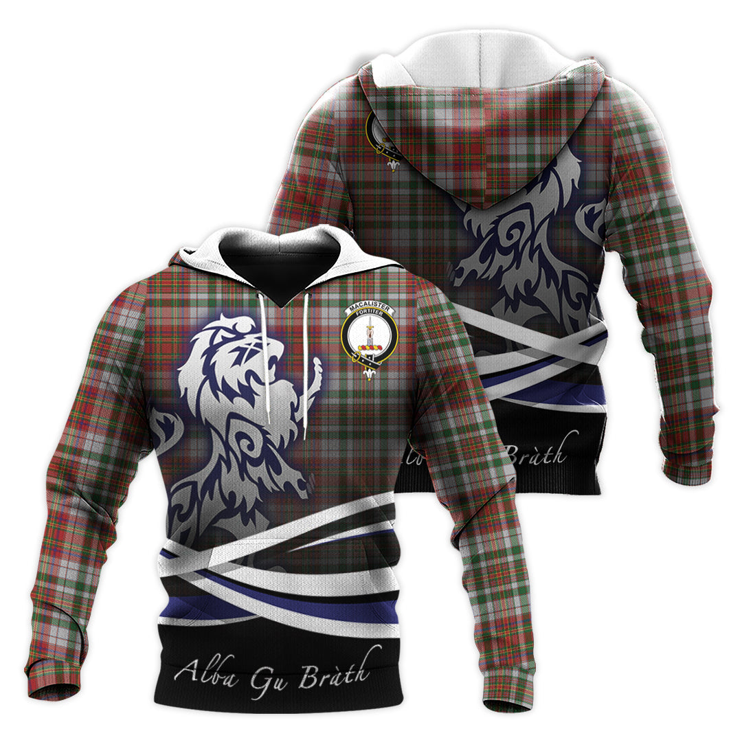 Printivon Macalister Dress Tartan Scottish Lion Hoodie