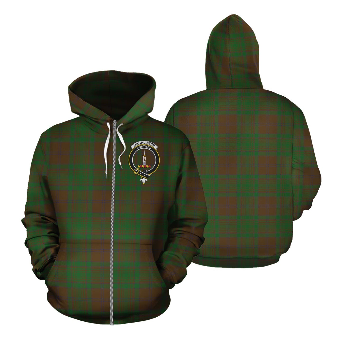 Printivon Macalister Of Glenbarr Hunting Tartan Hoodie