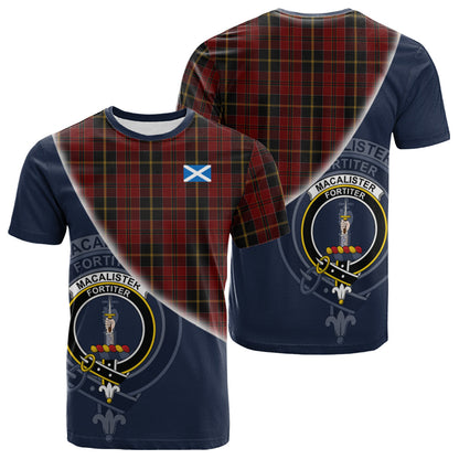 Printivon MacAlister of Skye Tartan Scottish Crest T Shirt