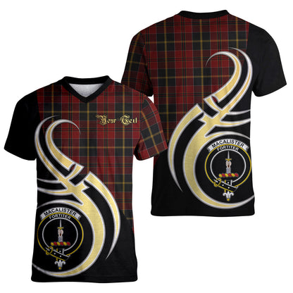 Printivon MacAlister of Skye Tartan Crest Believe In Me T Shirt