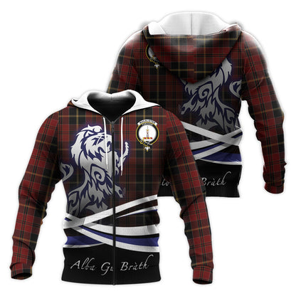 Printivon Macalister Of Skye Tartan Scottish Lion Hoodie