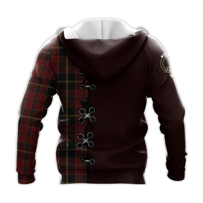 Printivon Macalister Of Skye Tartan Hoodie Lion Rampant And Celtic Thistle Style