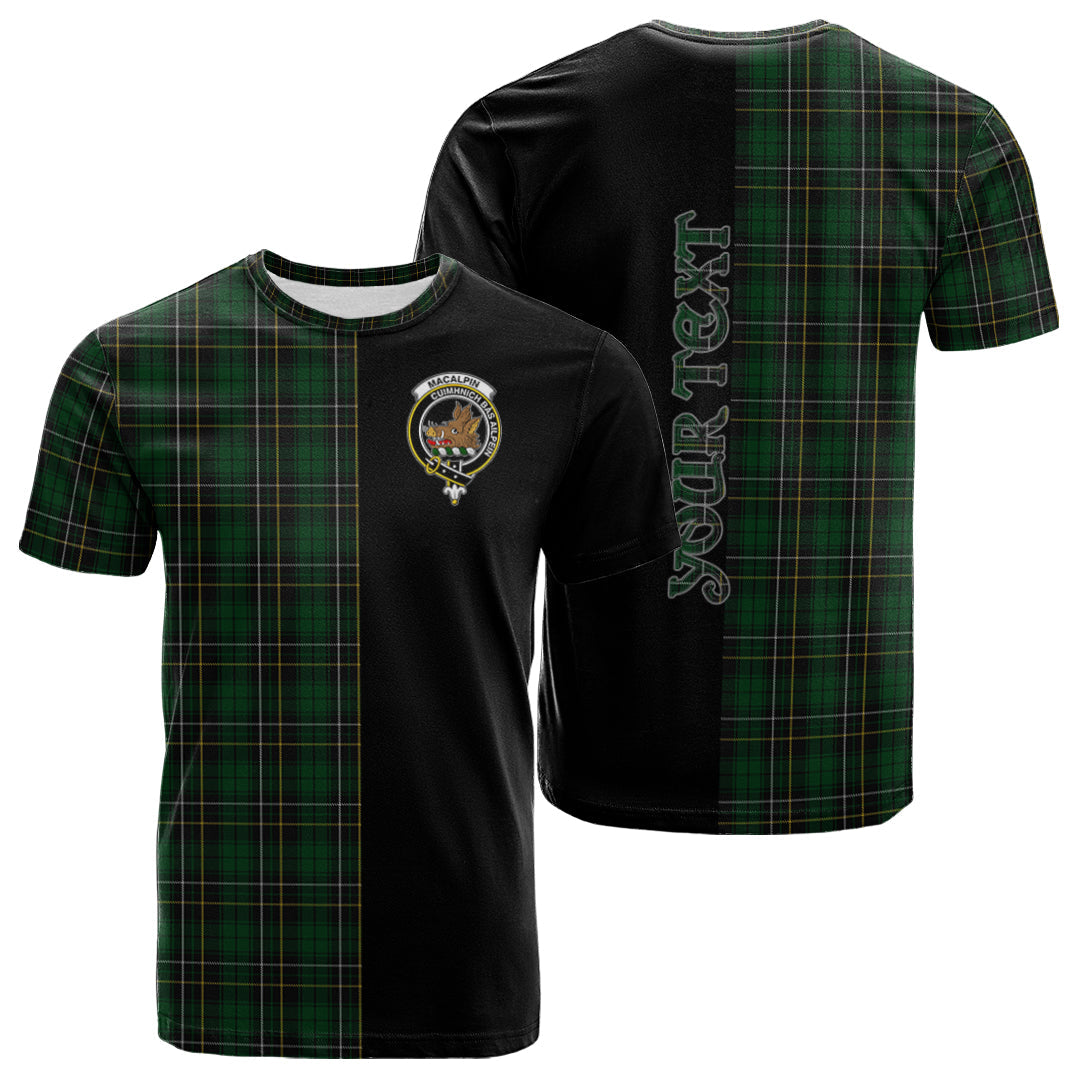 Printivon MacAlpin Tartan Personalize Half T shirt
