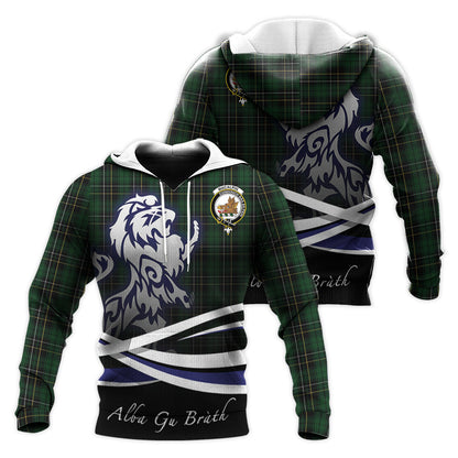 Printivon Macalpin Tartan Scottish Lion Hoodie