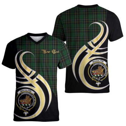 Printivon MacAlpin Tartan Crest Believe In Me T Shirt