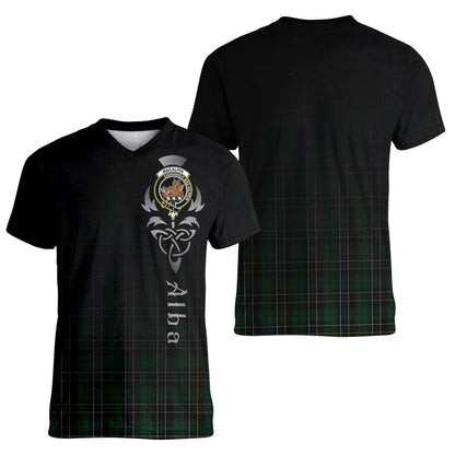 Printivon MacAlpin Tartan Crest Alba Celtic T Shirt