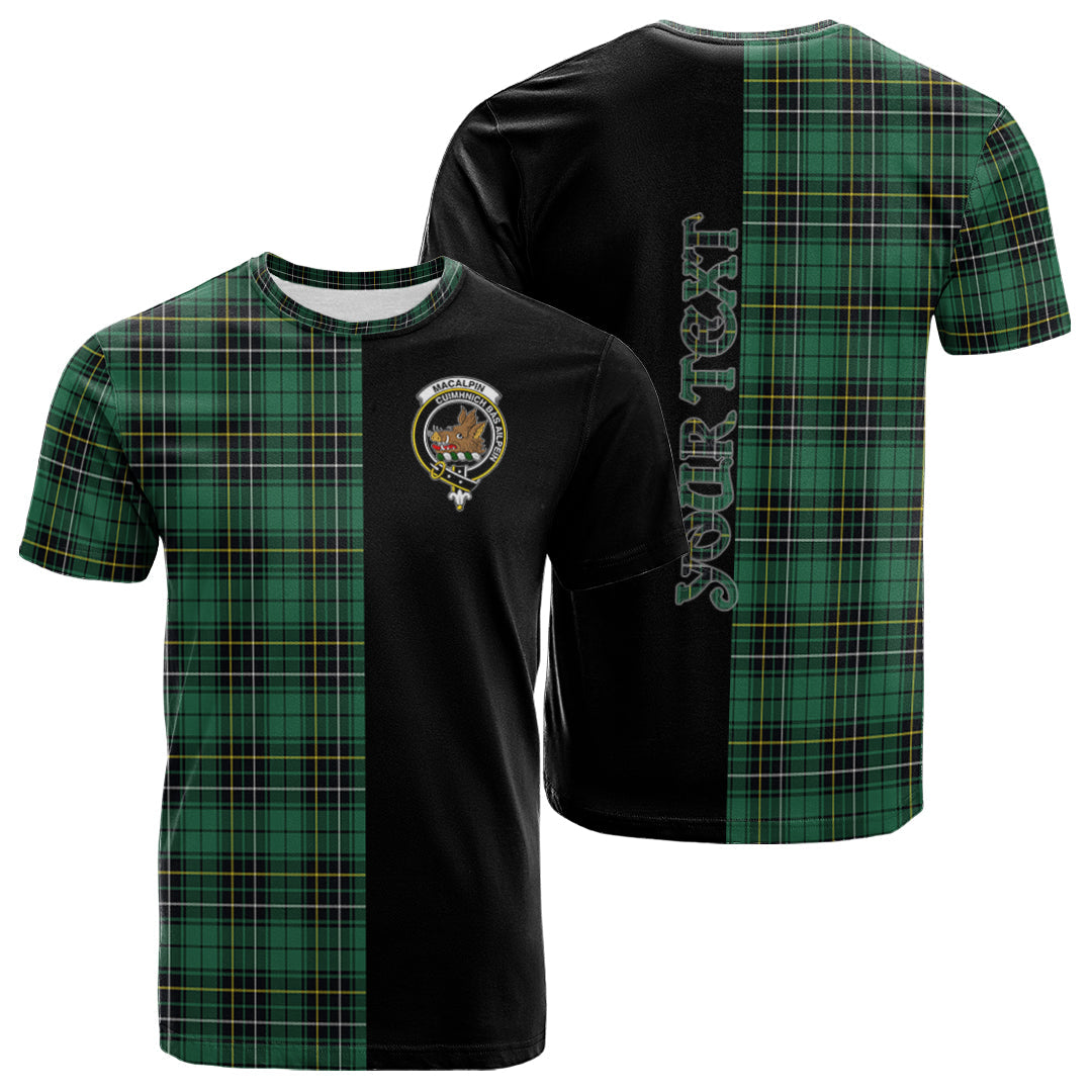 Printivon MacAlpin Ancient Tartan Personalize Half T shirt