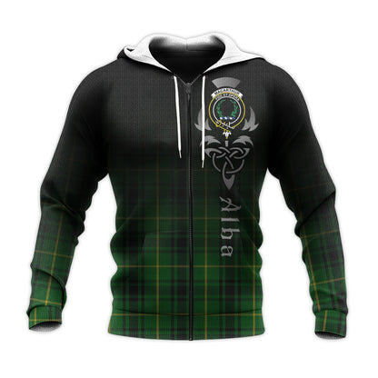 Printivon Macarthur Tartan Crest Alba Celtic Hoodie