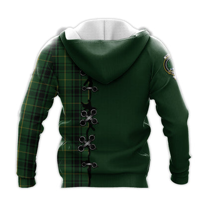 Printivon Macarthur Tartan Hoodie Lion Rampant And Celtic Thistle Style