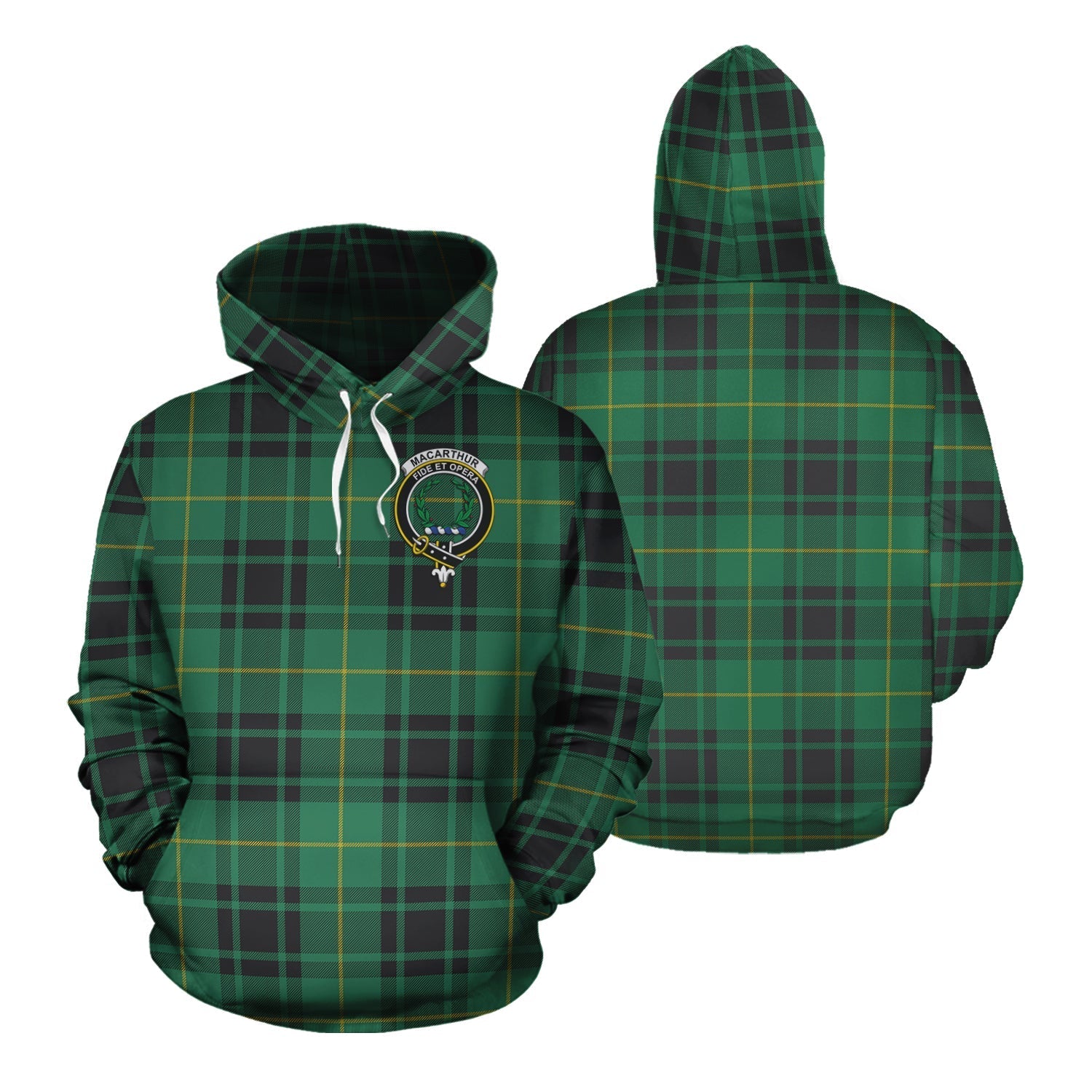 Printivon Macarthur Ancient Tartan Hoodie